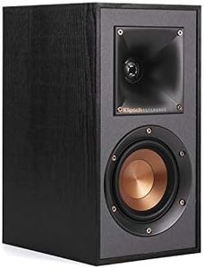Klipsch R-41M Powerful Detailed Bookshelf Home Speaker Set of 2 Black