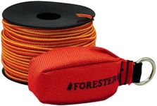 MGP SUPPLY Arborist Throw Line Kit - Ultra Slick 100% Polyester Rope with 11 oz Weighted Throw Bag | Forestry Tree Gear for Low and High Limb Throwing | 3/16 Inch Thick Rope