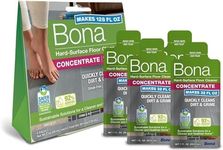 Bona Multi-Surface Floor Cleaner Concentrate - 1 fl oz - 4-Pack - Residue-Free Floor Cleaning Solution for Bona Spray Mop and Spray Bottle Refill - For Stone, Tile, Laminate, and Vinyl Floors