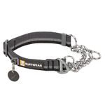 Ruffwear, Chain Reaction Dog Collar, Martingale Style for On-Leash Walking, Basalt Gray, 11"-14"