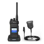 Retevis Ailunce HA1UV Ham Radio with Speaker Mic, Dual Band Amateur Radio, IP67 Waterproof, 2800mAh Rechargeable, Long Range Walkie Talkie for Emergency Rescue, Ham Event (1 Pcs)