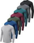 MLYENX 4-7 Pack Long Sleeve Shirts 