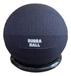 Bubba Ball - Yoga Sitting Ball Chair for Office, Home, and Dorm, Lightweight Self-Standing Ergonomic Posture Activating Exercise Ball Solution & Cover, Classroom & Yoga (Black)