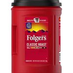 Folgers Classic Medium Roast Ground Coffee 1.23 kg Makes up to 400 Cups