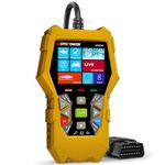 MOTOPOWER MP69040 Car OBD2 Scanner Code Reader Engine Fault Code Reader Scanner CAN Diagnostic Scan Tool for All OBD II Protocol Cars - Yellow