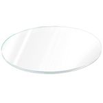 Ashani creation 3mm Thick 12 inch dia transparent acrylic glass round circle disk sheet board for diy art and craft school office project glass painting (3 mm 12 inch Dia 1 pcs)