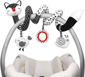 Baby Spiral Plush Toys, Black White