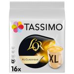 Tassimo L'OR XL Classique Coffee Pods x16 (Pack of 5, Total 80 Drinks)