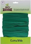 Biostretch Extra Wide Soft Tree Ties and Plant String for Large Garden Plants and Trees - Environmentally Friendly Stretchy and Wide Green Plant String Tree Ties (Green Bio Extra Wide 8M / 26 ft)