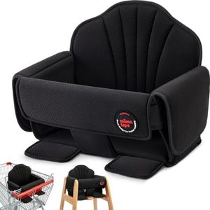 Padded Shopping Cart Cover for Baby, Black