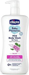 Chicco Baby Moments Mild Body Wash - Relax, 500ml | With Nettle & Willowherb | No Tears Formula with Natural Ingredients for Moisturized Skin|Phenoxyethanol, Parabens & Lauryl sulphates free