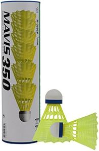 YONEX Mavis 350 Nylon Shuttlecock with Blue Cap (Yellow)