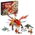 LEGO 71762 NINJAGO Kai’s Fire Dragon EVO Toy for Kids with Cobra & Boa Snake Warrior Figures and Kai Minifigure, Collectible Mission Banner Series