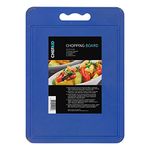 Chef Aid Large Blue Poly Chopping Board, multipurpose anti-slip surface, easy clean and dishwasher safe with handle, measures 40 x 30cm, other colour options available