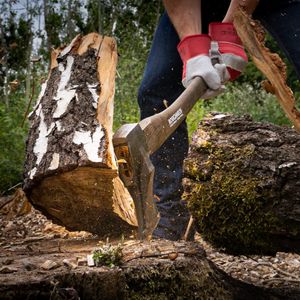 Roughneck Hickory Log Maul – 2kg Wood Splitting Axe