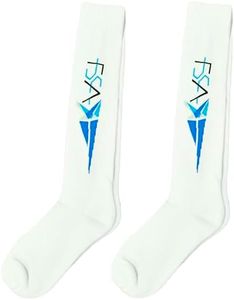 LEONARK 2 Pairs of Fencing Socks For Epee, Sabre and Foil - Cotton Protective Fencing Stockings for Unisex Child and Adult