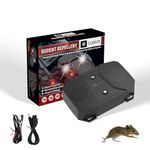 CARZELITE Advanced Ultrasonic Pest Repellent, Car Rat Protection Device to Protect Wires in Car, Keep Mice Away from Car Engines, Room, Indoors, Outdoors, Easy Plug & Play, Safe for Pets & Kids