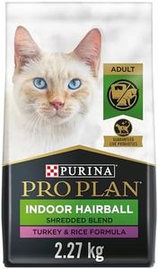 Purina Pro Plan Dry Cat Food, Shredded Blend Indoor Hairball Turkey - 2.27 kg Bag