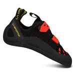 La Sportiva Mens Tarantula Rock Climbing Shoes, Black/Poppy, 10.5-11