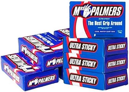 12 Bars Mrs Palmers Surf Wax Cool 58F - 68F (14C - 19C) 12 Bars in Boxes