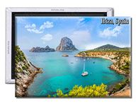 GoPukka Ibiza Spain Coast With Boats - Souvenir Fridge Magnet (Standard: 70x45mm)