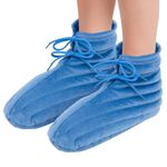 NEWGO Microwaveable Booties Feet Warmers, Heated Microwavable Foot Booties Deep-Penetrating Heat for Relieving Foot Stiffness, Sore Muscles, Tendinitis, Plantar Fasciitis, Circulatory Problems