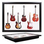 Tamersgifts Cushioned Laptrays Lap Tray TV Dinner Bean Bag Padded Cushion Gift (Guitar Laptray)