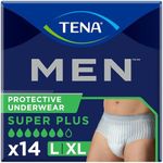 Tena Incontinence Underwear for Men, Protective, Extra Large, 14 ct