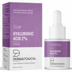 DERMATOUCH Hyaluronic Acid 2% Serum | For intense Hydration, Glowing Skin | Specially for Dry Skin | For both Men & Women | 18ml