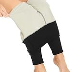 Gayhay Fleece Lined Leggings Women – High Waisted Winter Warm Yoga Pants Workout Tummy Control Thermal Warm Leggings Black