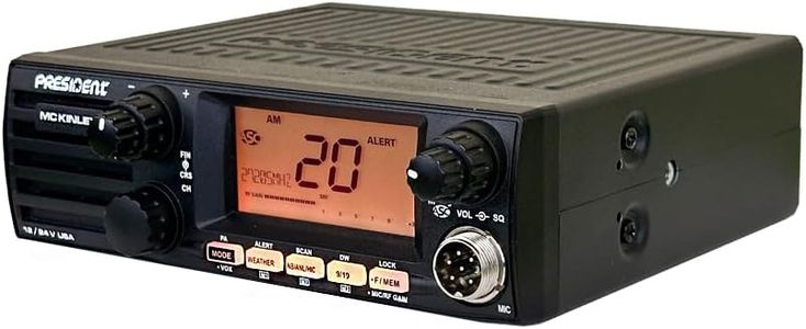 President McKinley 40 Channel CB Radio – AM/FM, Compact Mobile