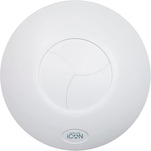 Airflow iCON 15 Extractor Fan 19l/s with Adjustable Run-On Timer (1–30 Minutes) - Iris Backdraught Shutter Technology, External Grille, 3m PVC Ducting - 100mm Duct - 9.7W, 3-Year Warranty