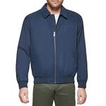 Dockers Men's Micro Twill Golf Bomber Jacket, Navy, Medium