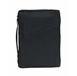 Black Classic Leather Bible Cover C