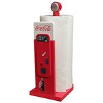 SUNBELTGIFTS 1950’s Coca-Cola Vending Machine Paper Towel Holder - Easy Assembly (4400-63)