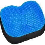 Omoojee Kayak Seat Cushion, Anti Slip Gel Seat Cushion for Long Sitting on Boat, Canoe, Sup, Chair (Blue)