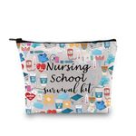 Nurse Gift Nurse Cosmetics Gift Nursing School Survival kit Gift for RN CNA LPV BSN LVP (Survival Nursing Bag EU)