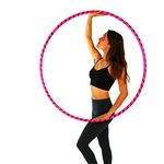 Weighted Hula Hoop for Exercise. Your Choice of Color. Made in The USA. (Eudialyte, Regular - 38" Diameter)