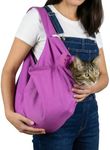 Cat-in-the-Bag Cozy Comfort Carrier - Extra Large Lavender Pet Carrier and Cat Carrier Soft for Grooming, Vet Visits, Medication Administration, Dental Care, and Nail Trimming