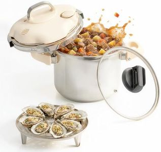 Stainless Steel Pressure Cooker (6.1 Quarts)