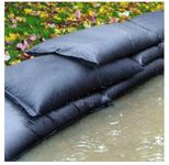 Water Activated Sandless Sandbags and Flood Barriers for Flood Control. (26 Inches x 14 Inches, 3)