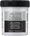 Winsor & Newton Professional Acrylic Medium Matt UV Varnish, 225ml