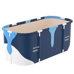KARTAHARTA Bath tub for adult for bathroom Tub for Home SPA, Maintains Hot & Cold Temperature, Drainage Hole, Thickened Layer for Hot and ice bath tub for adults (Milky)
