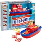 Magnetic Build-a-Boat High Seas Toy Play Set, 10 Pieces