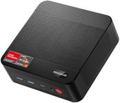 BOSGAME Mini PC Ryzen 7 5700U(8C/16T, up to 4.3Ghz) 32GB DDR4 1TB NVMe SSD W 11 Pro Mini Computers, Dual 2.5G LAN Ports, Dual NVMe Slots, Triple Display,WiFi 6, BT5.2