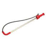 RIDGID 59787 K-3 Toilet Auger, 3-Foot Toilet Auger Snake with Bulb Head to Clear Clogged Toilets