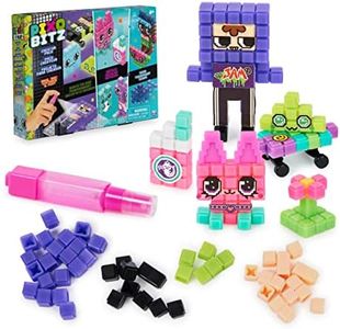 Pixobitz, Exclusive Creator Pack with 522 Water Fuse Beads, Decos and Accessories, Makes 3D and 2D Creations with No Heat, Arts and Crafts Kids Toys