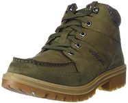 Woodland Men's Olive Green Leather (GB 3452119)