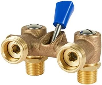 EFIELD Washing Machine Single Lever Shut Off Valve,1/2" Male Pipe Thread × 3/4" Outlet Hose Thread.