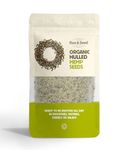 Sun & Seed Organic Hulled Hemp Seeds - 250g - 100% Organically Grown - Hemp Seeds Superfood - Vegan Friendly - Rich in Omega-3 and Omega-6